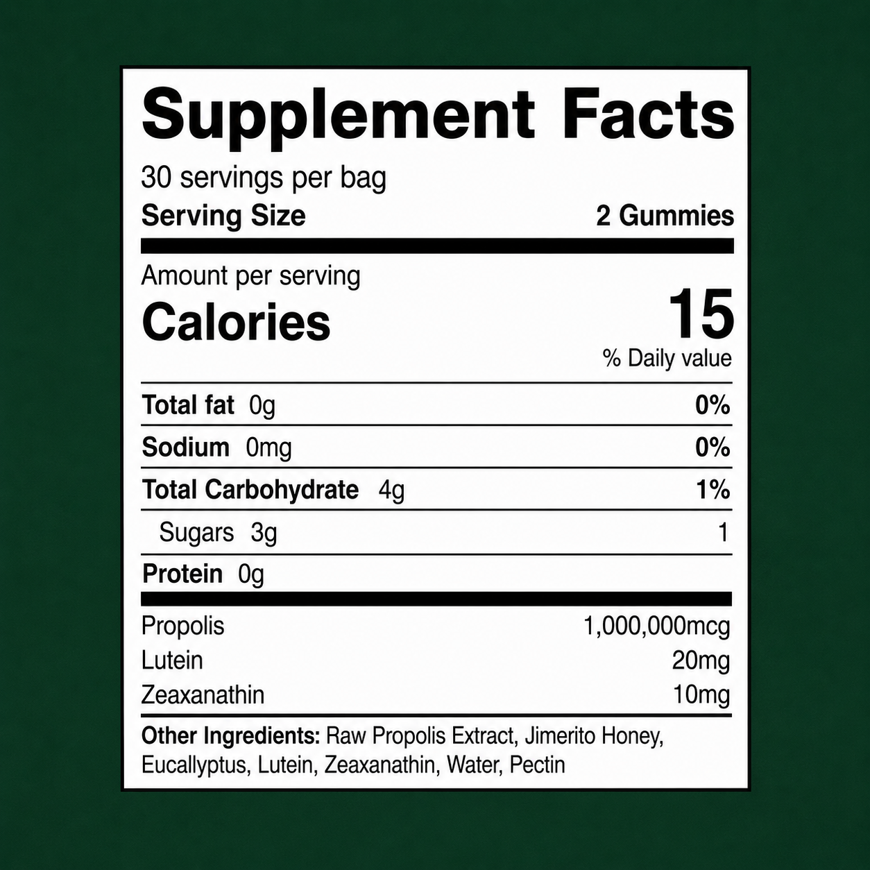 Lutein Eye Gummies